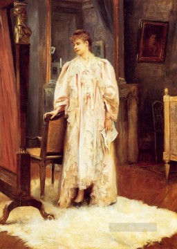 La Plus Belle women Julius LeBlanc Stewart Oil Paintings